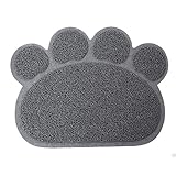 Weryn（TM）犬猫プレースマットペットのための3色1個新着かわいいポウ形状ペット犬猫子犬PVCフットマットはIC673895用品