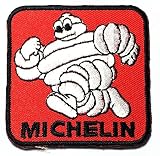 Michelinタイヤオートバイ車Racing NascarバイカーロゴパッチジャケットTシャツSew Iron onパッチバッジ刺繍