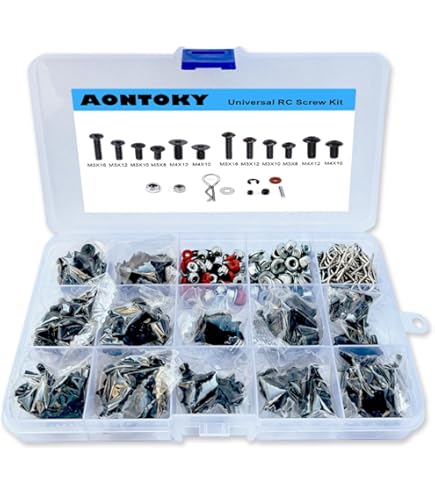 4Pcs 12mm Wheel Hex Hub Adapter Kit For 1/10 RC Cars - Includes Steel Axles & Locknuts