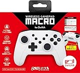 【日本メーカー スリースト】 Switch/Switch2対応 『ワイヤレスゲームパッド Macro (ホワイト)』 - Switch