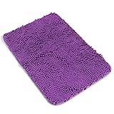 Generic 40X60Cm Chenille Bathroom Anti Slip Absorbent Carpet Door Mat Shaggy Floor Rug
