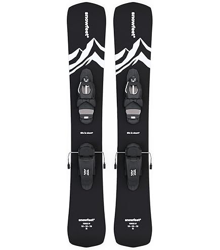 Amazon | Snowfeet Basic - Mini Short Ski Skates for Snow | Skis