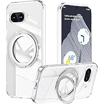 Amazon.co.jp: Google Pixel 9a用 ケース MagSafe対応 リング付き 360