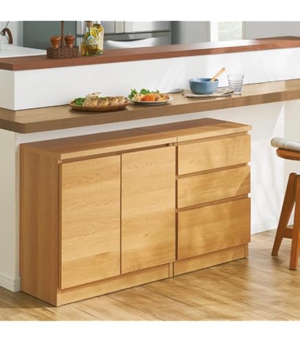 キッチンカウンター下収納　dinos Amazon｜ディノス キッチン収納 キッチンカウンター下収納 幅60cm・2枚