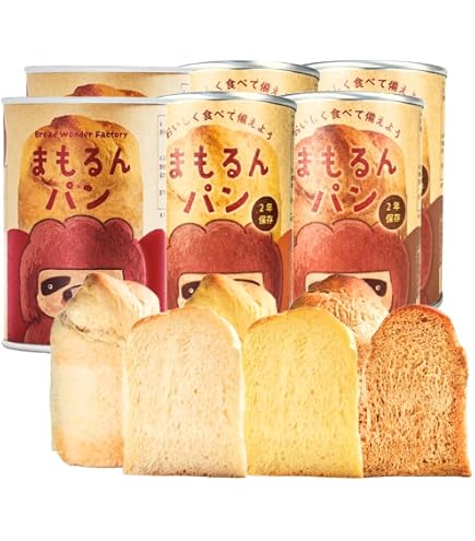 Amazon | パン・アキモト 缶入りパンブルーベリー味 100g×6個 | パン