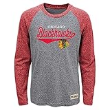 Chicago Blackhawks Kids NHL HockeyルートラグランTシャツ – グレー、 グレイ