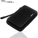 BEADY ニンテンドー NEW 2DS XL、NEW 2DS LL、3DS、NEW 3DS、DSi、DSLite 対応収納ケース 任天堂ビデオゲームコンソールのストレージケース ブラック