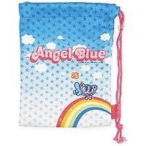angelblue - エンジェルブルー バッグ ノベルティ 限定 ショッパー付き エンジェルブルー ショッパー風巾着 巾着袋 巾着 ナカムラくん