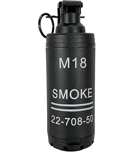 M18スモークグレネードスプリング式 手榴弾 サバゲー [6mm BB弾対応] Amazon.co.jp: ChaosAirsoft M18 スモーク グレネード