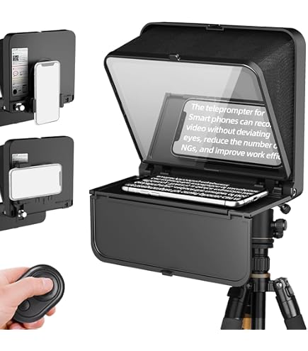 Amazon.co.jp: Desview T12S テレプロンプター 12インチ アルミニウム