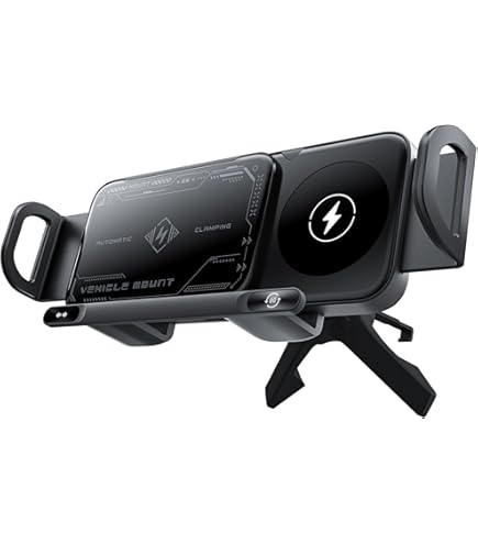 Amazon.co.jp: スマホホルダー 車 ワイヤレス充電 【2025最新重力式