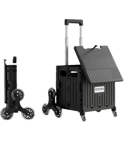 Amazon｜Vrapnudc 多機能 二層 折りたたみカート 2段台車移動式