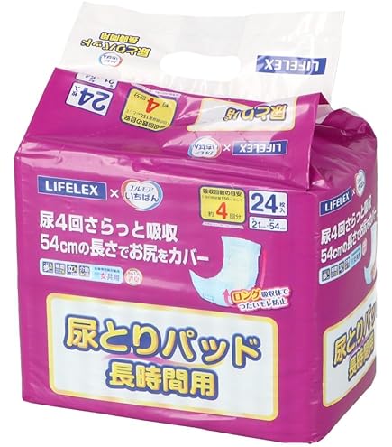 Amazon | エルモアいちばん 尿取りパッド長時間用 24枚 4回吸収 1