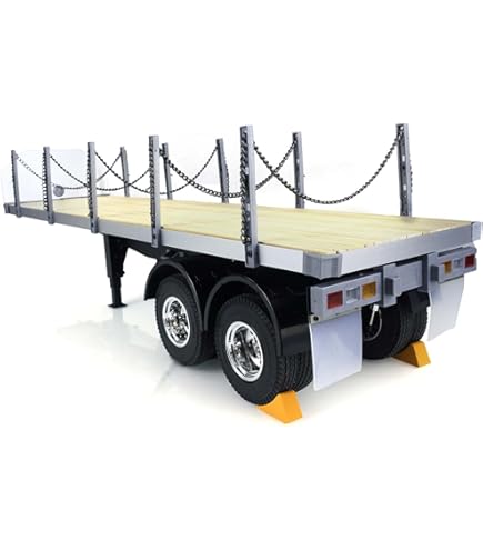 フルメタルトレーラー　1／14用　無塗装 1/14RC MAN TGX 26.540 6x4 XLX (ライトメタブルー) フル