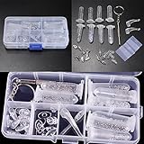 ねじ　ナット　ノーズパッド 光修復 ツールキット　眼鏡用　工具セット　サングラス用（マルチカラー）