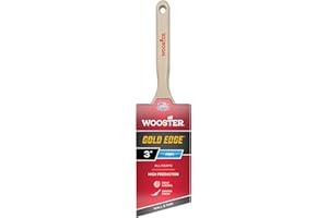 Wooster 5231-3 Series 5231 3" Gold Edge Angle Brush, 3 Inch