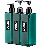 Amazon｜Segbeauty シャンプーボトル 3本セット 500ml 茶色 詰め替え