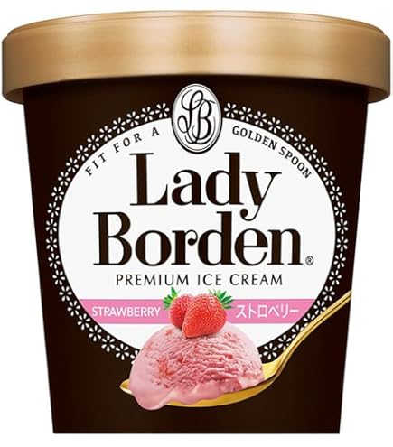 Amazon.co.jp: Lotte Lady Borden Pint Vanilla 470ml x 8 Pack : Food