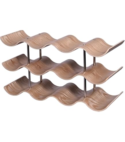 6 Bottle Wide Stackable Wine Rack Matte Black | & Co - View #7