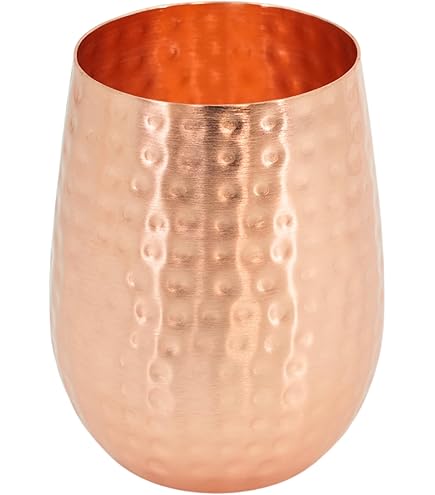 Amazon｜アイデアセキカワ 鎚 純銅 タンブラー 450ml ミラー仕上げ