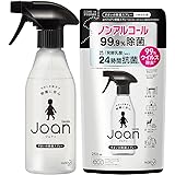 【まとめ買い】クイックル joan(ジョアン) 除菌スプレー ノンアルコール 香り気にならない微香性 本体 + 詰め替え 計550ml