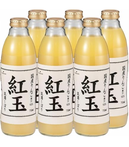 Amazon.co.jp: ツルヤオリジナル 国産混濁りんごジュース1L×6本 : 食品