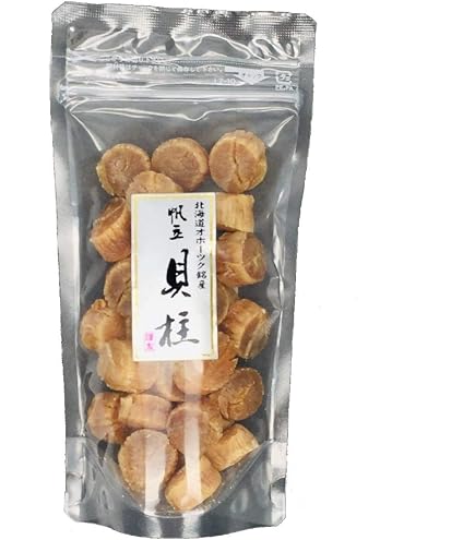 Amazon.co.jp: 北海道産 1等検 干し貝柱 100G34-40粒入 小粒 SAS