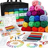 INSCRAFT かぎ針編みキット 30色