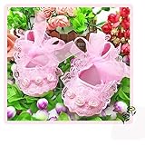 Novolix Lovely Toddler Baby Girl Shoes Lace Flower Sandals Bowknot Casual Shoes Princess Prewalker b