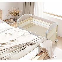 Amazon.co.jp: Kennkari ベビーベッド ベビー 折り畳みベッド