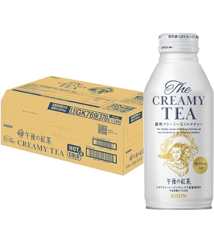 Amazon.co.jp: 【24本セット】午後の 紅茶 The CREAMY TEA 370g ボトル