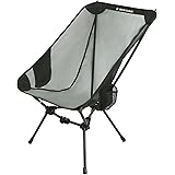 ROCK CLOUD アウトドア チェア メッシュ ひんやり生地 ワイド60cm 三角デザイン イス ハイバック 耐荷重150kg キャンプ 椅子 軽量 折りたたみ コンパクト お釣り 収納袋付