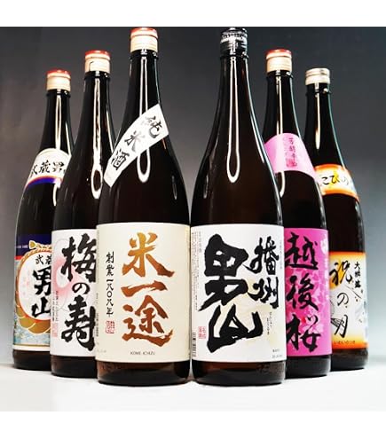 Amazon.co.jp: 【大特価】旬のおまかせ日本酒 1800ml 6本入り 日本酒
