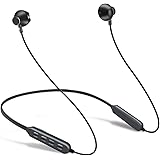 Bluetooth5.0 ワイヤレスイヤホン, XUNPULS 2019最新 Bluetooth イヤホン スポーツ 20時間連続再生 ネックバンド型 Hi-Fi 高音質 IPX5防水防汗 自動ペアリング マイク付き マグネット搭載 ハンズフリー通話 二台接続可能 Siri対応(グレー)