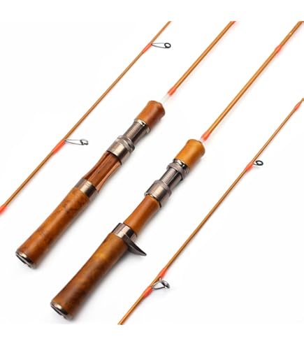 トラウトロッド　4ft6inch グラスロッド　渓流　パックロッド ベイトロッド Amazon | 4.6ft(グラスファイバー)スピニングロッド4ピース(XUL