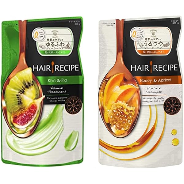 ヘアレシピ ベリー&ラフランス シャンプー×１、トリートメント×２　３本セット ヘアレシピ ベリー&ラフランス シャンプー×1、トリートメント