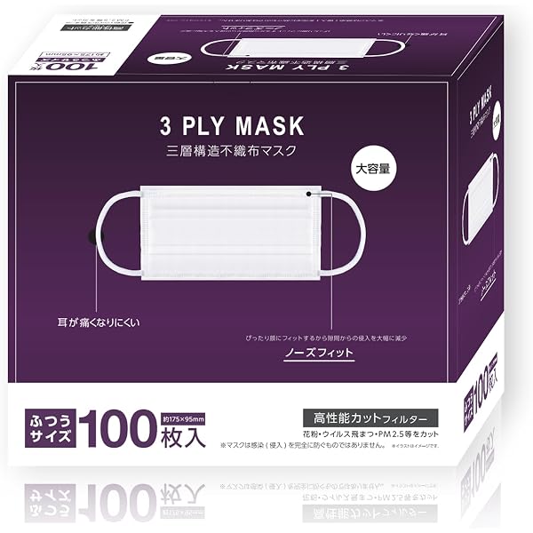 1000枚新品フィルターマスクBY-50 MASKU(エンボス)三層構造使い捨て 1000枚新品フィルターマスクBY-50 MASKU(エンボス)三層構造使い捨て
