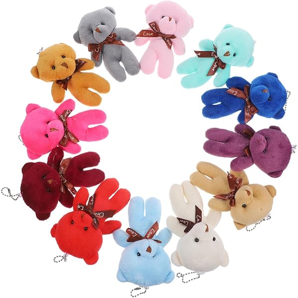 Amazon.co.jp: ナガノ 自分ツッコミくま ボールチェーン付きぬいぐるみ