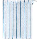 TRUSCO(トラスコ) スケルトン強力カラー袋 ブルーライン (1S(袋)=5枚入) TSKB4862BL