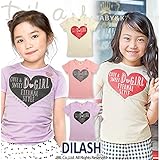 (ディラッシュ) DILASH初夏'16 ハートプリント半袖Tシャツ 140 オフホワイト