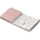 ワイヤレスキーボード 折りたたみ式 iPad Bluetooth キーボード テンキー搭載 薄型 3台デバイス対応 コンパクト無線 静音 小型 キーボード スマホ iPad タブレット パソコン用ミニキーボード iOS/Windows/Mac/And
