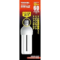 Amazon | TOSHIBA ネオボールZ D形 60Wタイプ 口金直径17mm 電球色 
