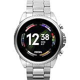 Fossil Gen 6 Smartwatch FTW4060 メンズ シルバー 正規輸入品