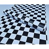 Amazon Magicfix 壁紙シール 白黒チェック 50cm 1m ヘラ付き はがせる壁紙 シールタイプ 1m Hem 壁紙