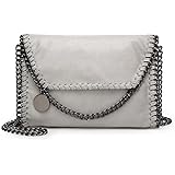 チェーンハンドバッグ,CCgo レディーズ クラッチバッグ ハンドバッグ 黒 簡単合わせやすい多機能ファッションレジャーショルダーバッグ 斜めがけショルダーバッグ チェーンバッグ 結婚式 夏 女性携帯バッグ 宴席バッグ パーティバッグ (スモールスタ