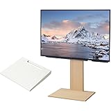 EQUALS イコールズ テレビ台 壁寄せテレビスタンド WALL V2 ロータイプ (2020モデル) +棚板レギュラーサイズセット 32型〜60型対応 オールホワイトオーク (棚板:サテンホワイト)