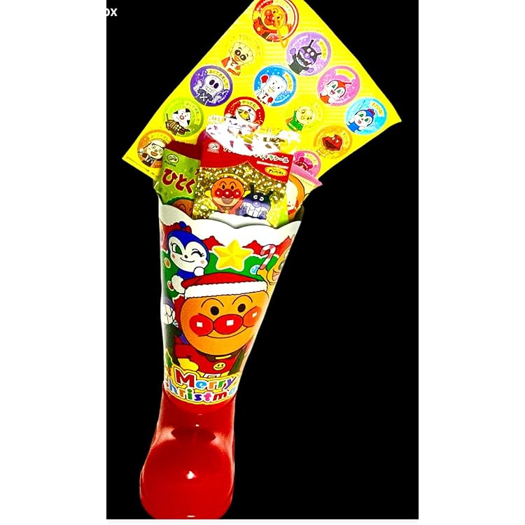 商*い様 不二家 アンパンマン クリスマス ブーツ 壁掛け袋付き レトロ