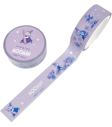 Amazon | 学研ステイフル ムーミン マスキングテープ 幅30mm×5m ミシン
