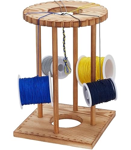 Amazon | BENECREAT 30個 木製空スプール 糸ボビン 木製ボビン 空