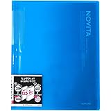 コクヨ ファイル クリアファイル ノビータ 固定式 B5 20ポケット ライトブルー ラ-N21LB